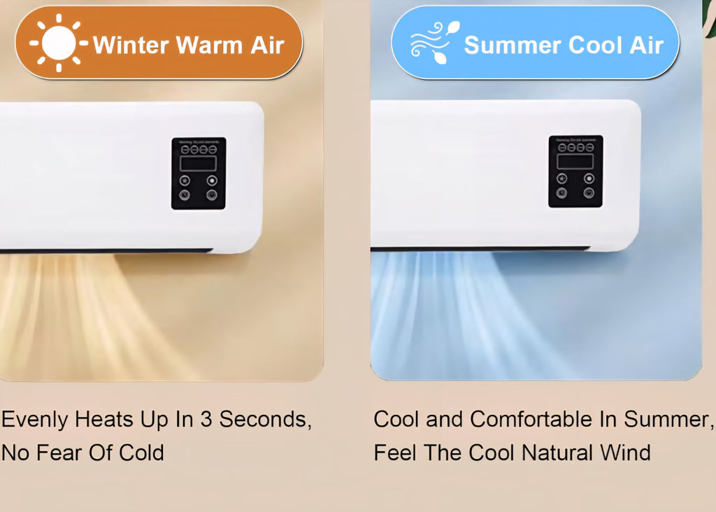 2 in 1 smart mini air conditioner
