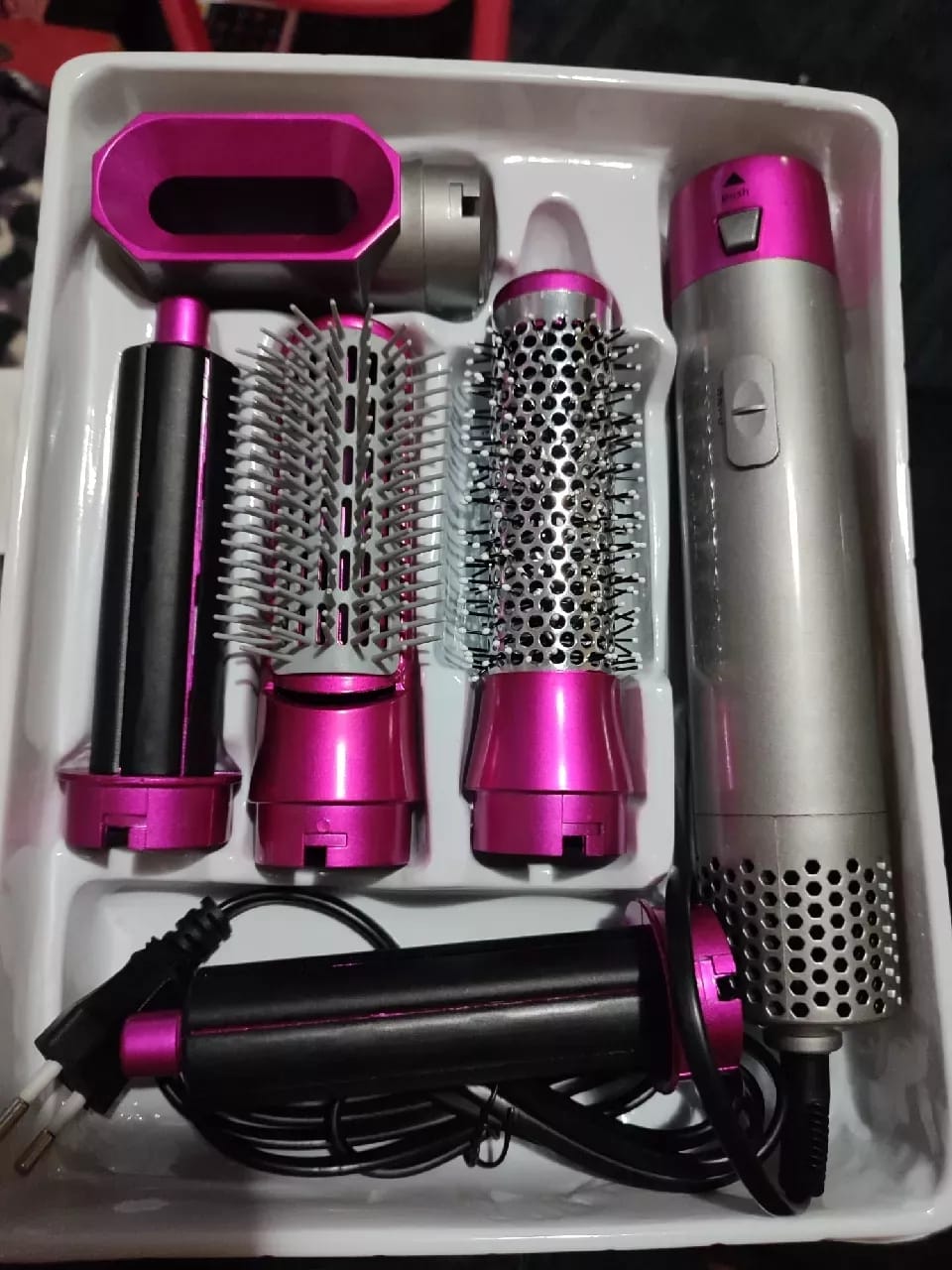 Hair Dryer Styling Tool, Detachable 5-in-1 Multi-Head Hot Air Comb