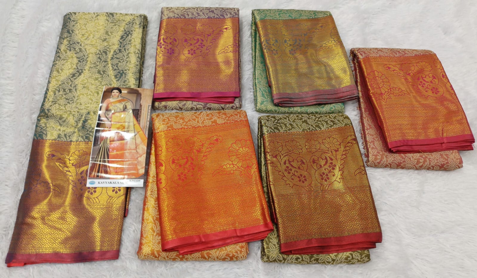 Gold Tissue Banarasi saree