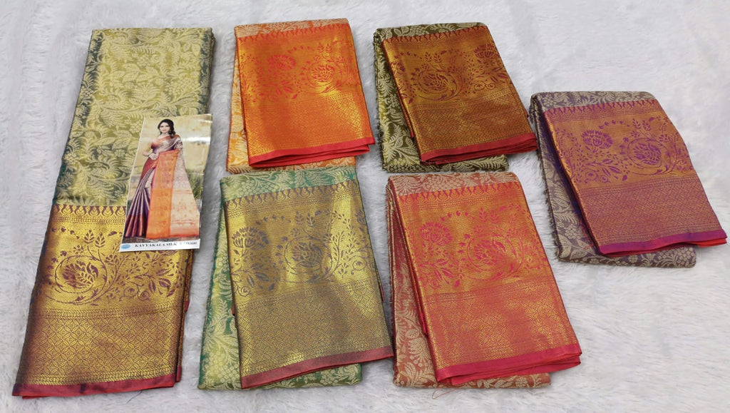 Gold Tissue Banarasi saree
