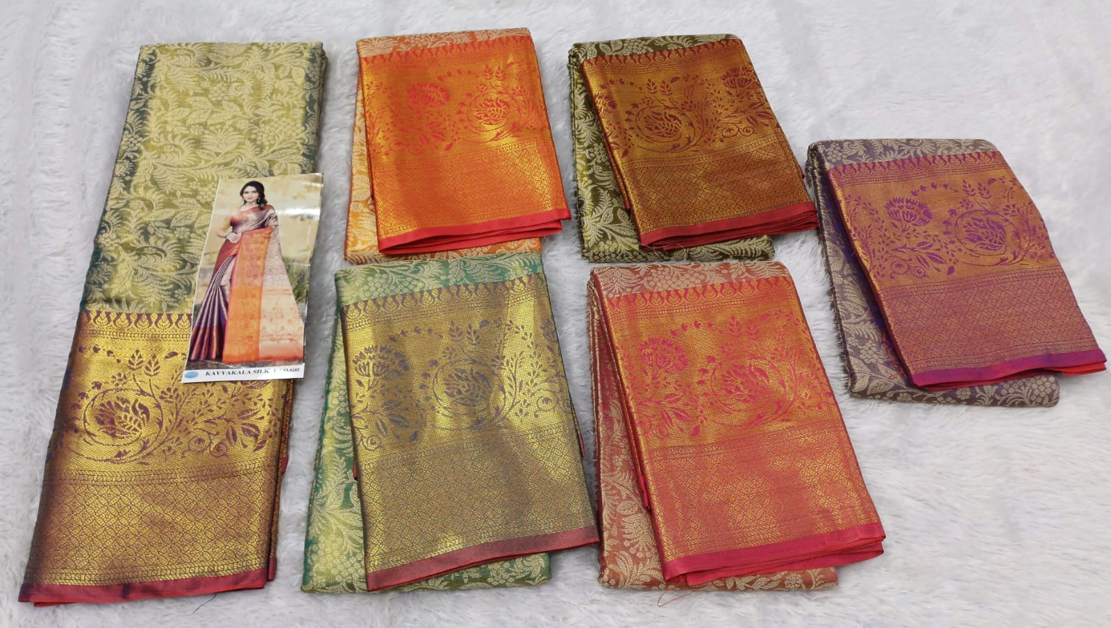 Gold Tissue Banarasi saree