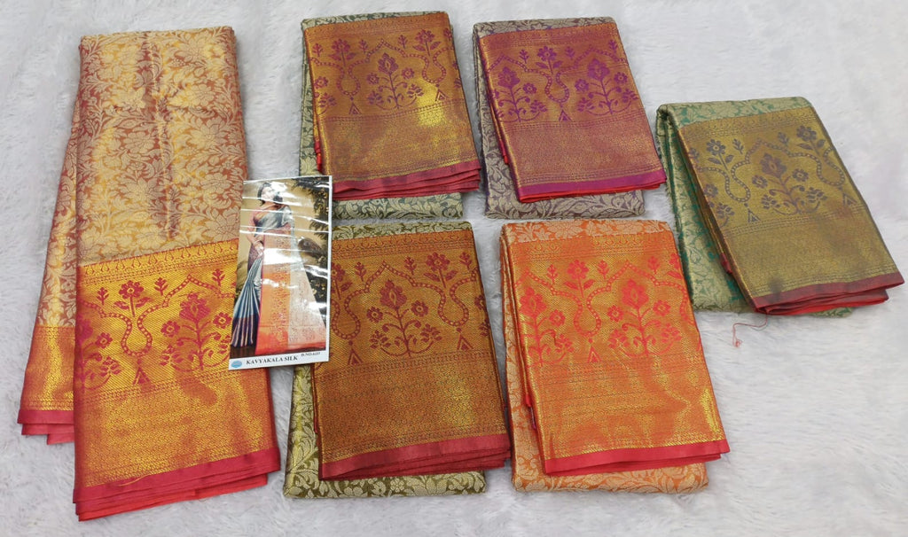 Gold Tissue Banarasi saree