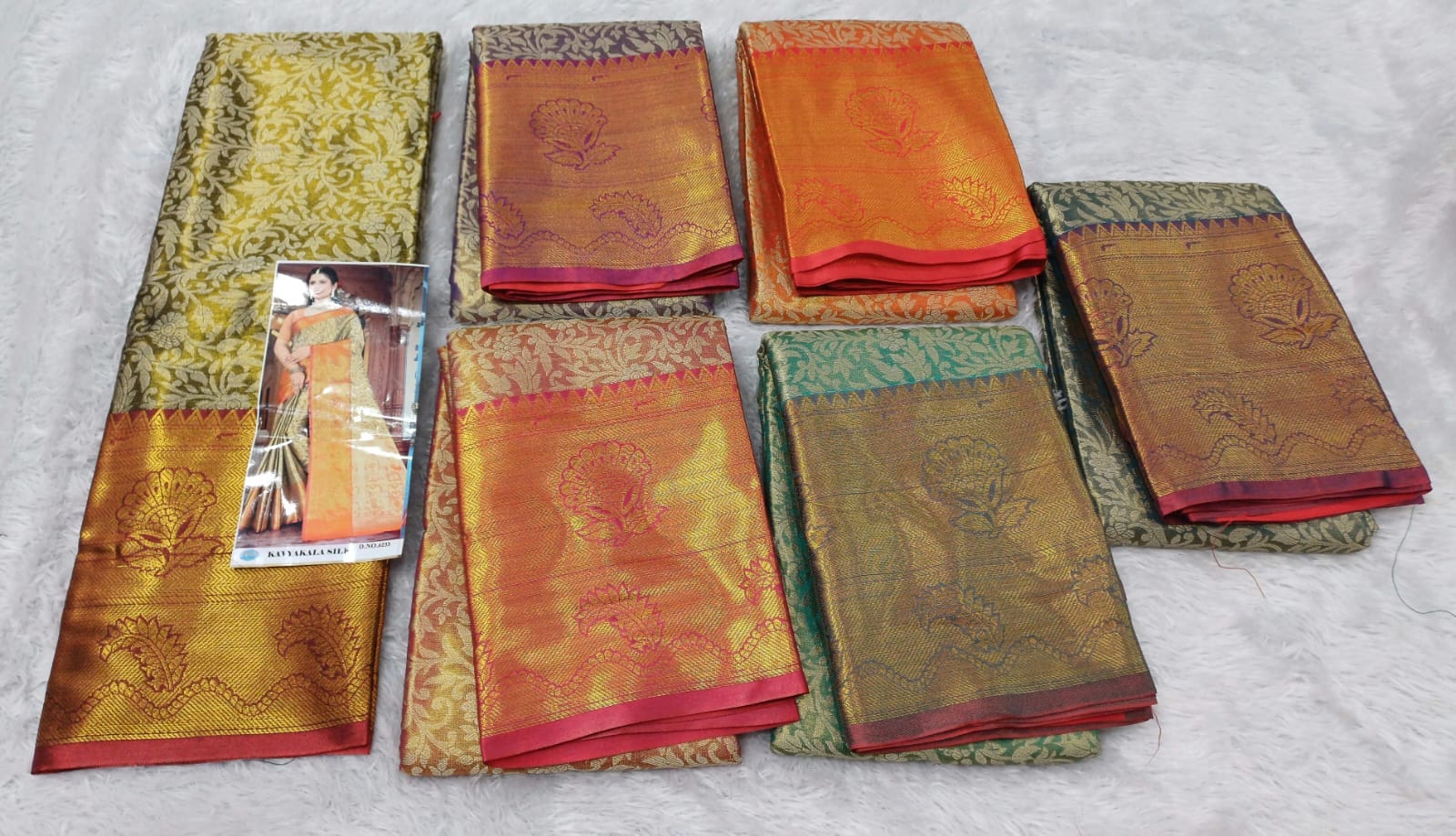 Gold Tissue Banarasi saree