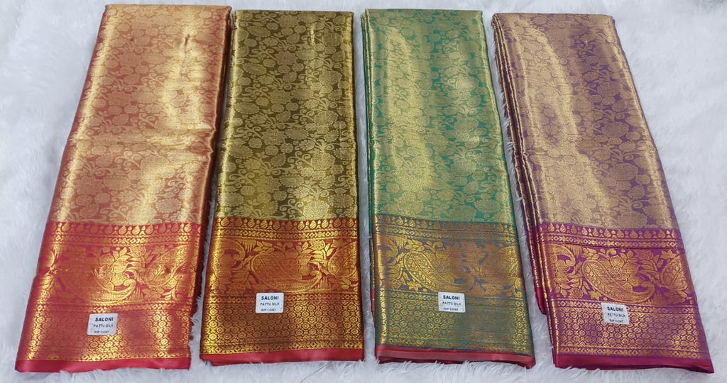 Gold Tissue Banarasi saree