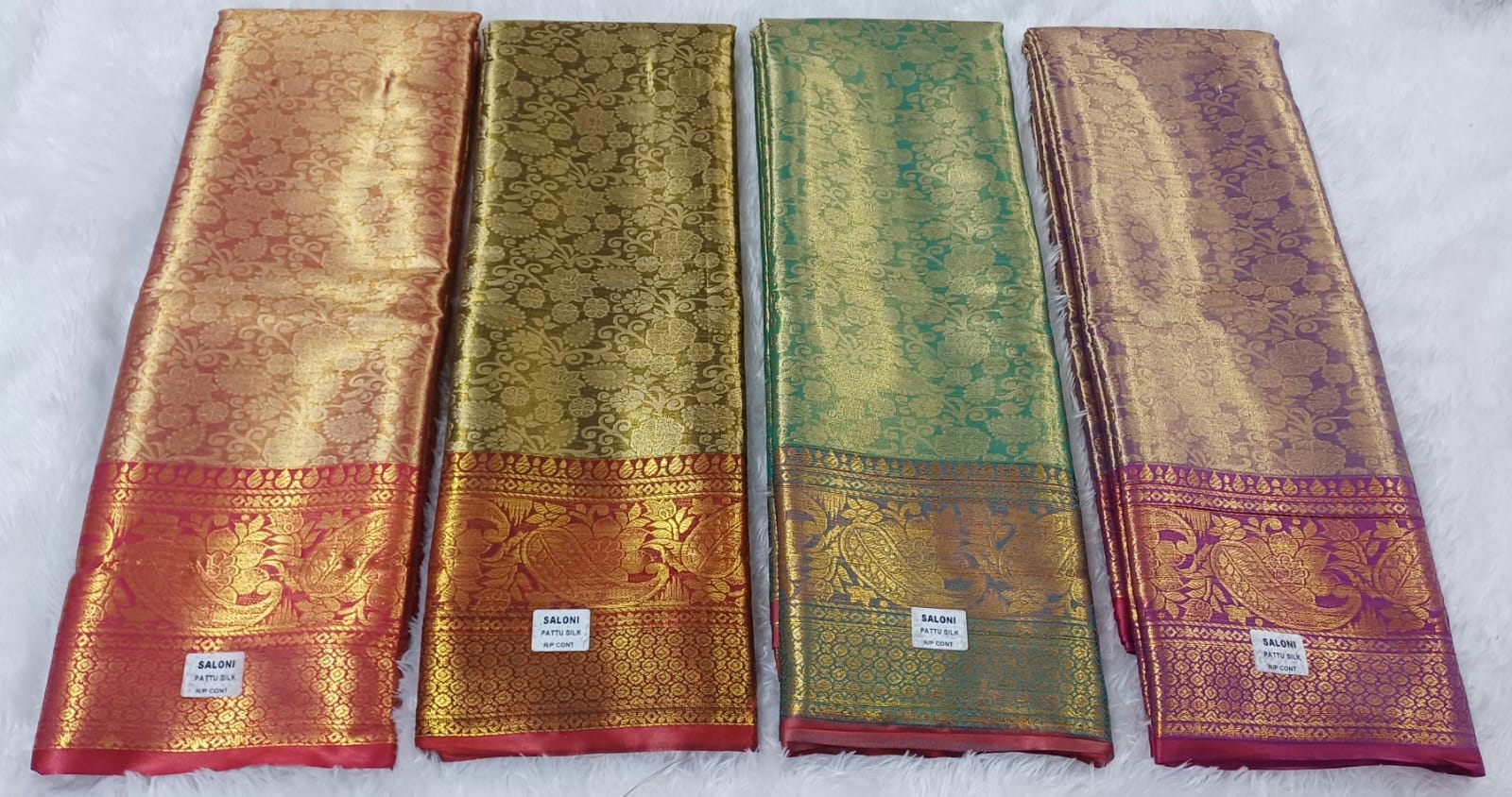 Gold Tissue Banarasi saree