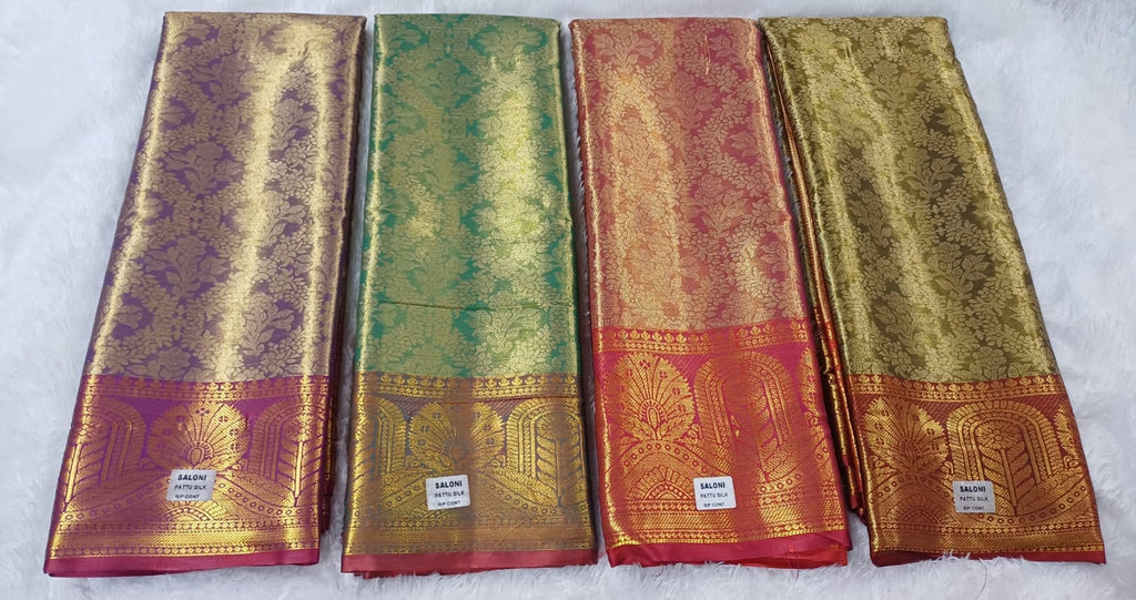 Gold Tissue Banarasi saree