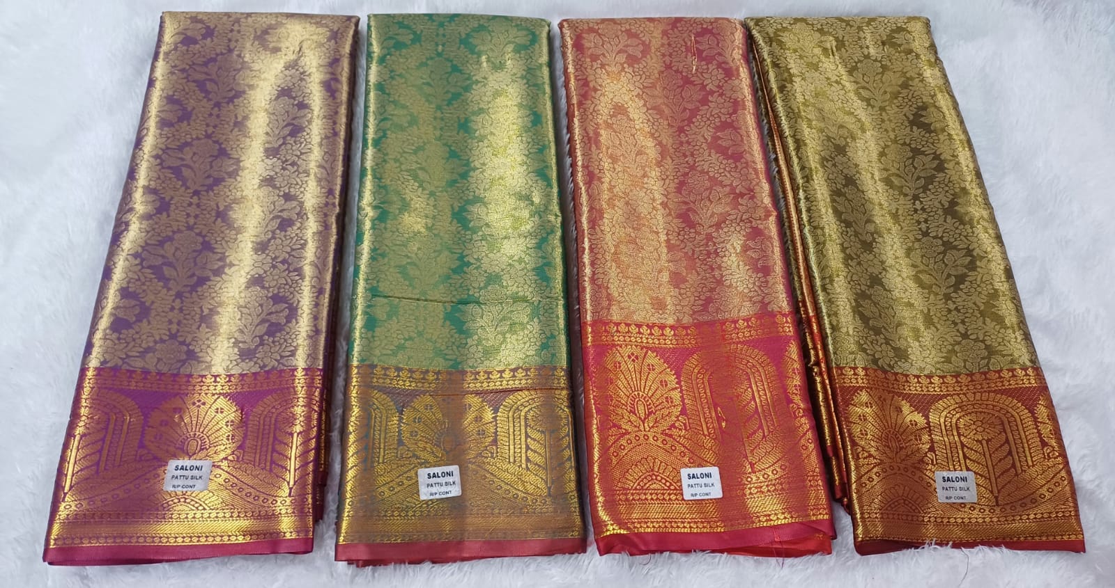 Gold Tissue Banarasi saree