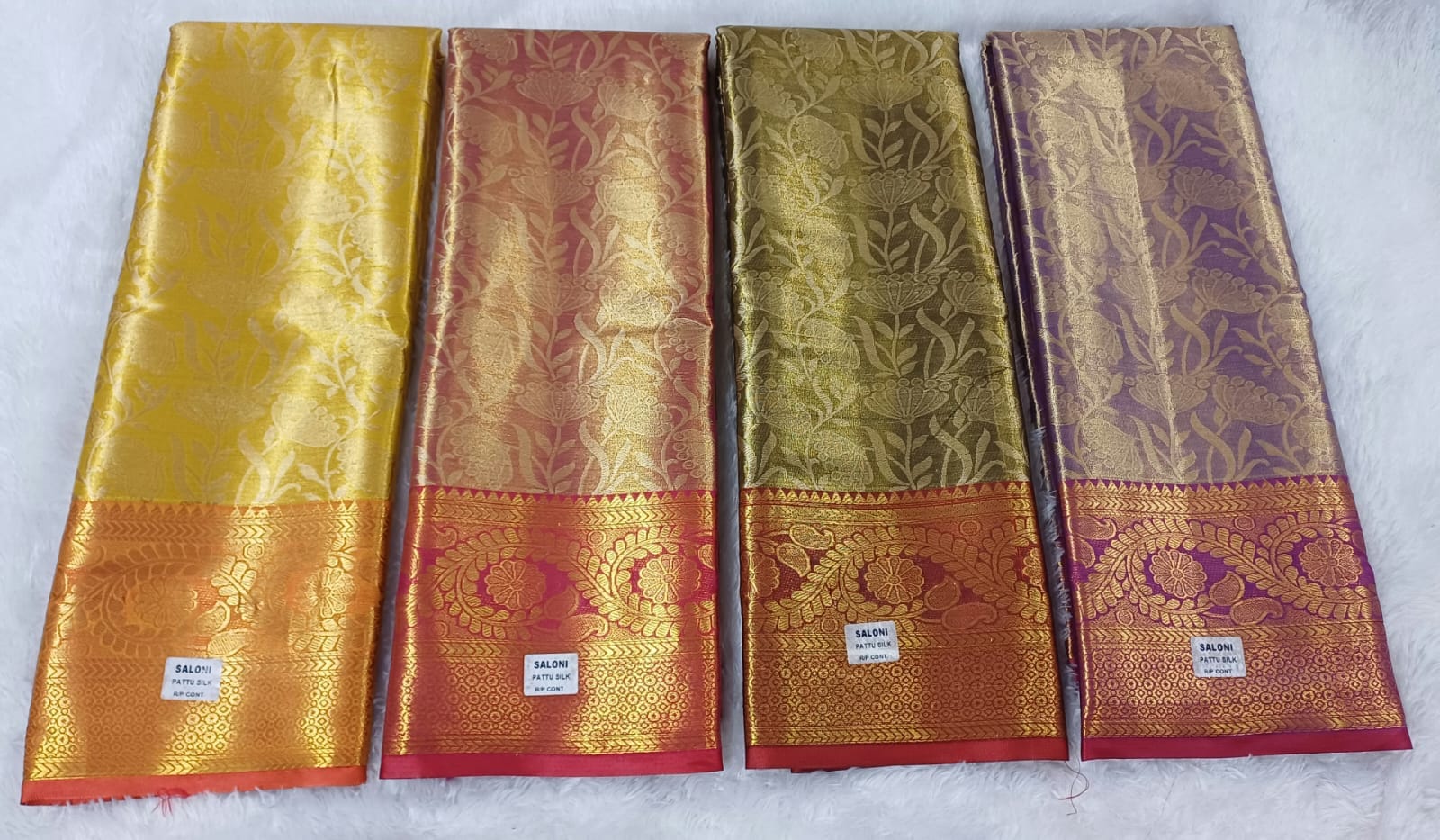 Gold Tissue Banarasi saree