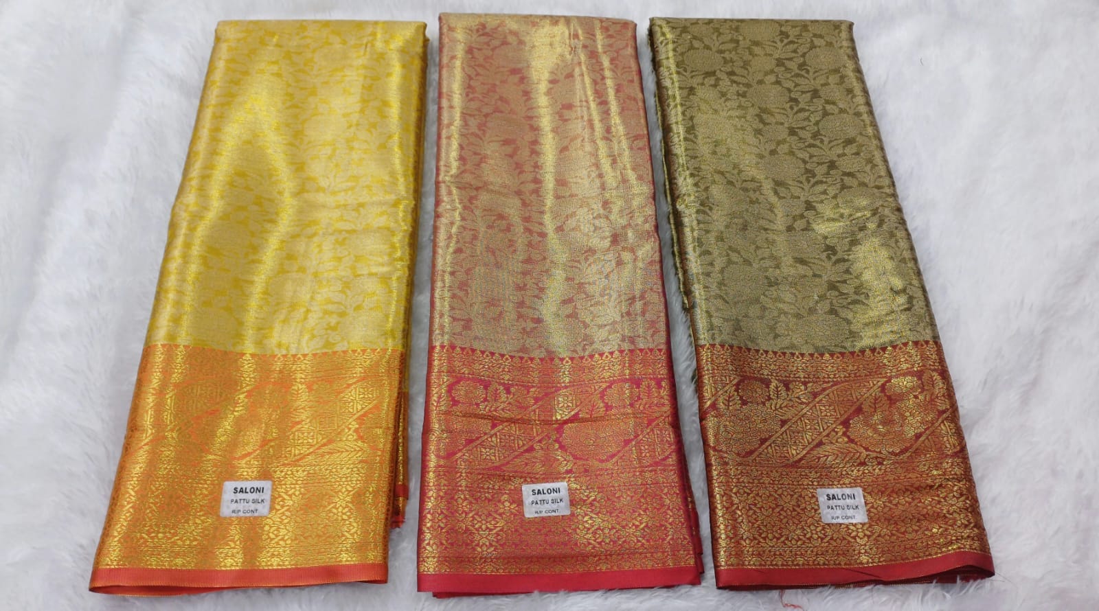 Gold Tissue Banarasi saree