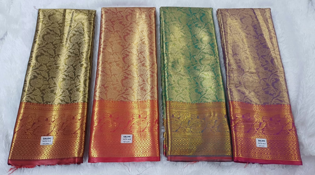 Gold Tissue Banarasi saree
