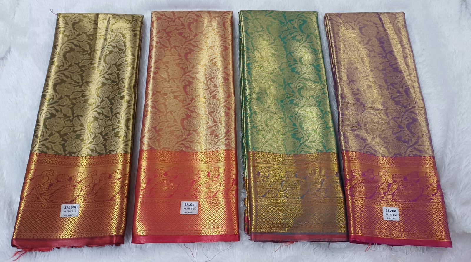 Gold Tissue Banarasi saree