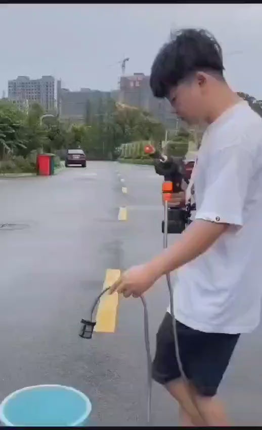 Battery Pressure Washer, Portable Cordless Battery, High Pressure Washer, Water Spray Gun, Cleaning Device, 12 V, 130 PSI, Battery Pressure Washer, Water Gun, High Pressure Gun for Car washing and other cleaning purpose